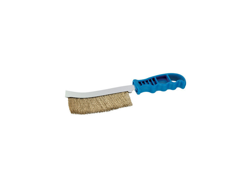 WESTEX Brosse métallique multifonction, poignée plastique