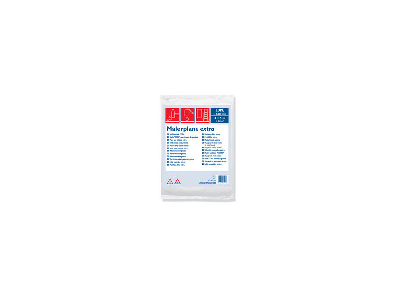 WESTEX Bâche pour travaux de peinture, LDPE, 30 microns