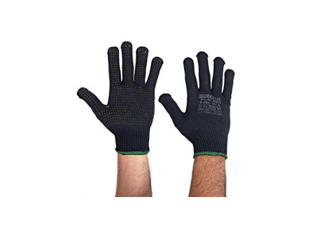 HYGOSTAR Gant antidérapant 'PEARL', L, bleu