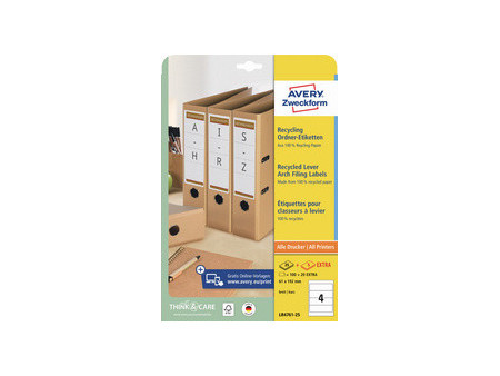 AVERY Zweckform Étiquette recyclée pour dos de classeur