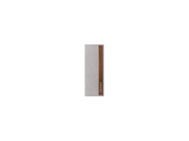 sigel Pochette double pour carte de boissons, transparent
