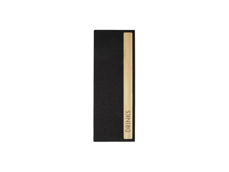 sigel Pochette double pour carte de boissons, transparent