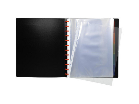 EXACOMPTA Protège-documents EXACTIVE, A4, 20 pochettes, noir