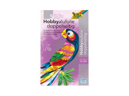 folia Feuilles de bricolage en aluminium, 185 x 295 mm