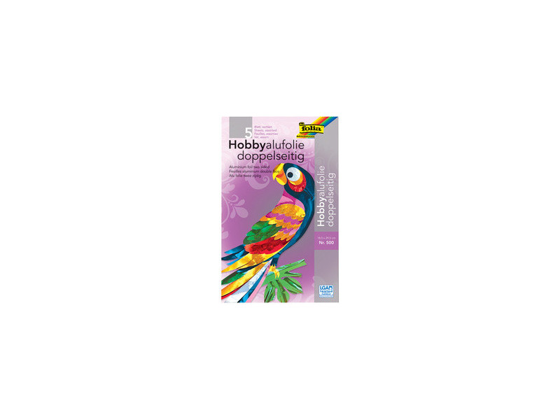 folia Feuilles de bricolage en aluminium, 185 x 295 mm