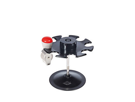 WEDO Porte-timbres, pour 8 timbrres, rond, noir