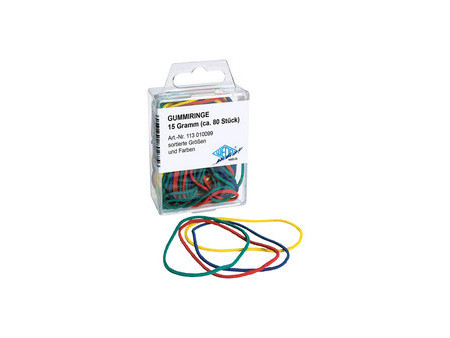 WEDO Bracelets caoutchouc, assorti, mix de tailles
