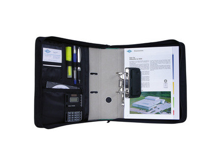 WEDO Porte-documents, pour classeur de format A4, noir