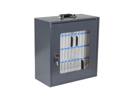 kangaro Armoire pour smartphones, 48 logements, gris foncé