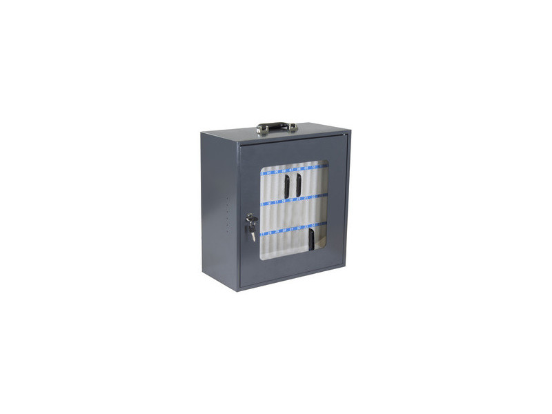 kangaro Armoire pour smartphones, 48 logements, gris foncé