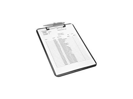 WEDO Porte-bloc, A4, en polystyrène, noir
