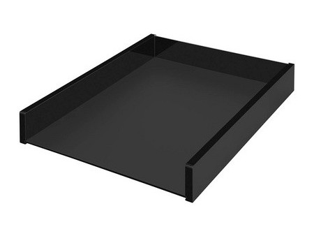 WEDO Corbeille à courrier 'black office', format A4, noir