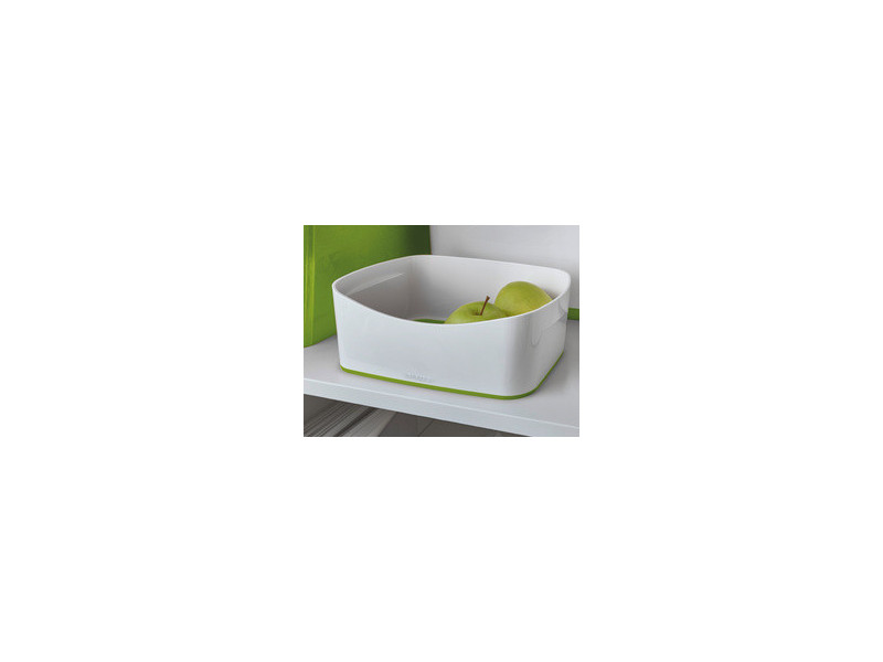 LEITZ Bac de rangement My Box, A5, blanc/bleu