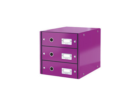 LEITZ Bloc de classement Click & Store WOW, bleu