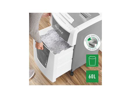 LEITZ Destructeur de documents IQ AutoFeed OfficePro 300 P5