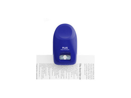 PLUS JAPAN Agrafeuse SL-112A sans agrafe, bleu