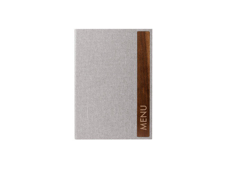 sigel Chemise pour menu avec imprimé, A5, gris foncé