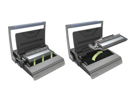 Fellowes Perforelieur à peigne plastique Galaxy 500, argent