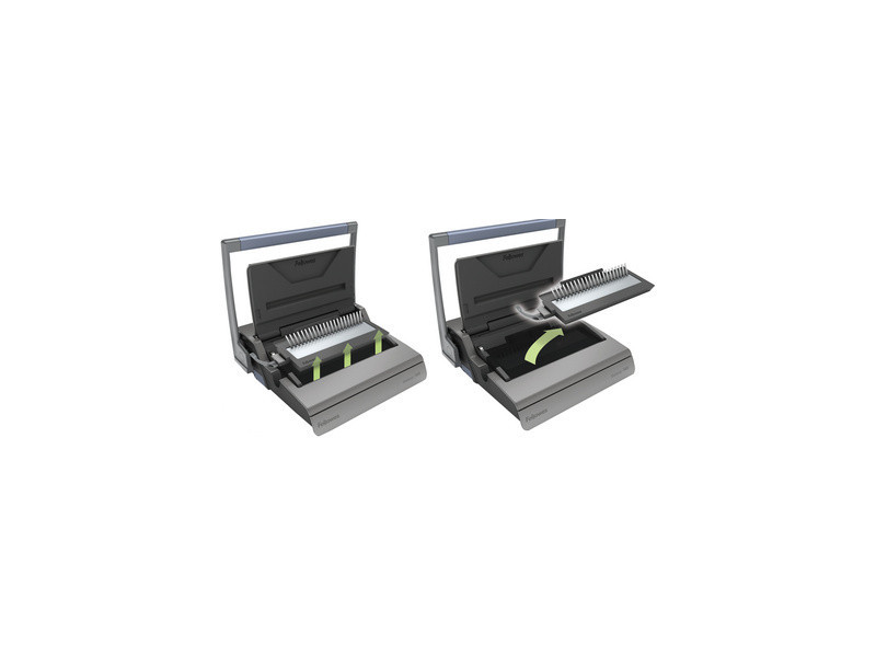 Fellowes Perforelieur à peigne plastique Galaxy 500, argent