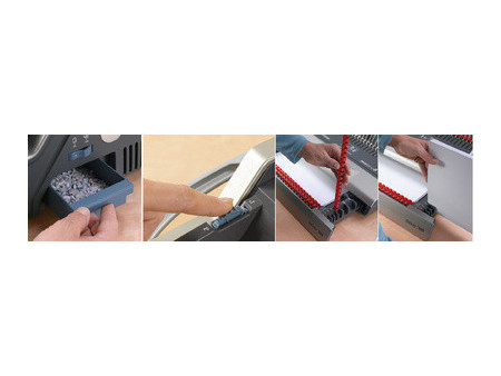 Fellowes Perforelieur à peigne plastique Galaxy 500, argent