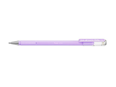 Pentel Stylo roller à encre gel Hybrid Milky, orange pastel