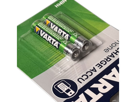 VARTA Pile pour téléphones 'RECHARGE ACCU PHONE', Micro AAA