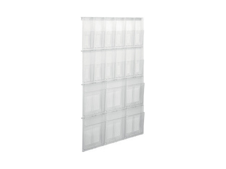 helit Porte-brochures mural 'the placativ', transparent