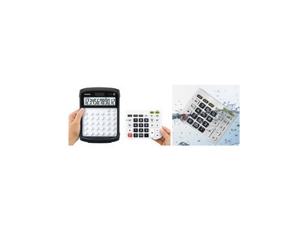 CASIO Calculatrice de bureau WD-320 MT, solaire / pile