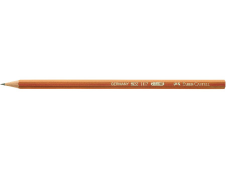 FABER-CASTELL Crayon 1117, hexagonal, degré de dureté: HB