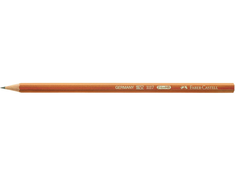 FABER-CASTELL Crayon 1117, hexagonal, degré de dureté: HB