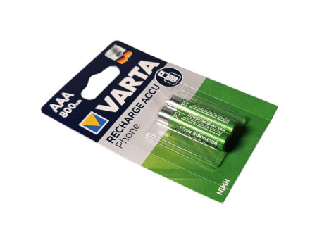 VARTA Pile pour téléphones 'RECHARGE ACCU PHONE', Micro AAA