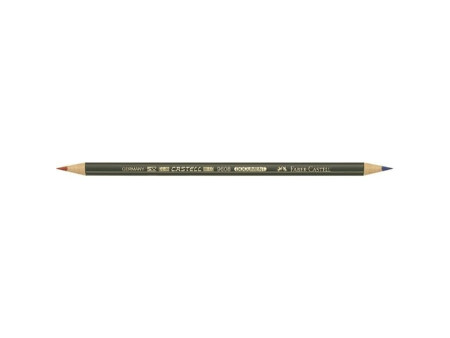 FABER-CASTELL Crayon pour copie CASTELL DOCUMENT, rouge-bleu