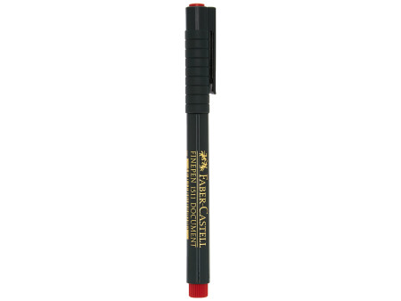FABER-CASTELL Stylo feutre extra-fin FINEPEN 1511, rouge