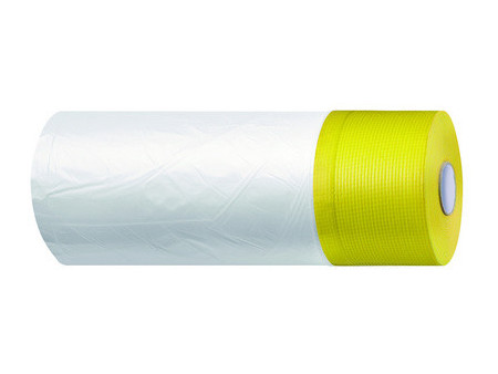 WESTEX Kombi Mask Ruban toile 2en1, 550 mm x 20 m, jaune