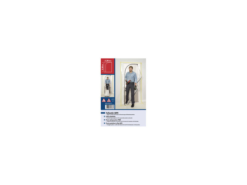 WESTEX Porte anti-poussière PEBD, (L)1.200 x (H)2.200 mm
