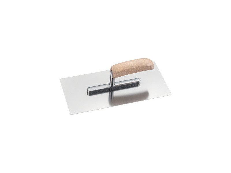 WESTEX Platoir acier inoxydable, poignée bois, 280 x 130 mm