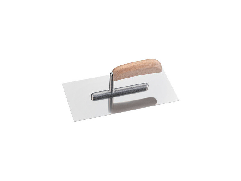 WESTEX Platoir acier inoxydable, poignée bois, 270 x 130 mm