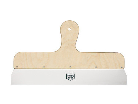 WESTEX Couteau à enduire, inoxydable, 400 mm, manche en bois