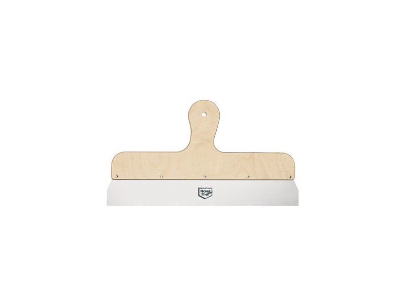 WESTEX Couteau à enduire, inoxydable, 400 mm, manche en bois