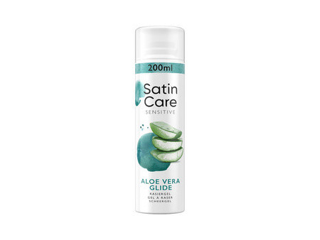 Gillette for Women Gel de rasage Satin Care Aloe Vera, 75 ml