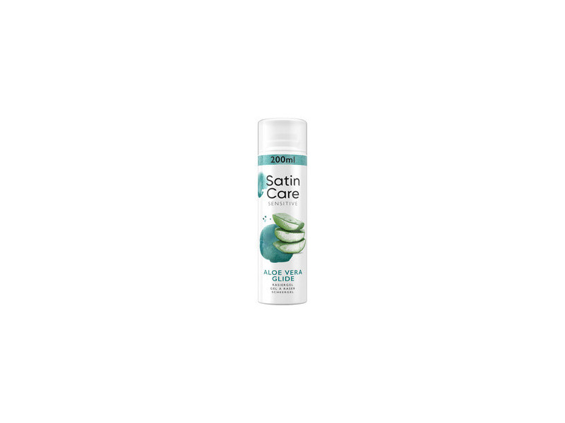 Gillette for Women Gel de rasage Satin Care Aloe Vera, 75 ml