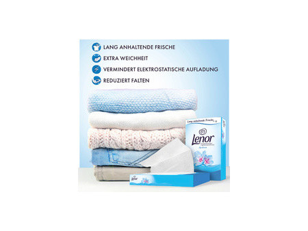 Lenor Lingettes pour sèche-linge 'Fraîcheur d'avril'