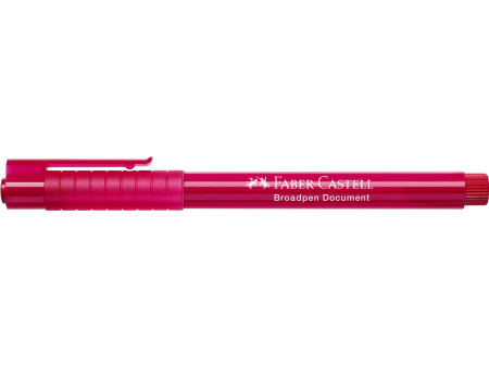 FABER-CASTELL Fineliner BROADPEN 1554, rouge