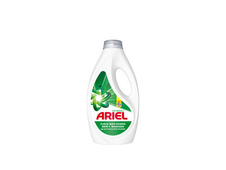 ARIEL Lessive liquide Universal+, 1,125 litres - 25 lavages
