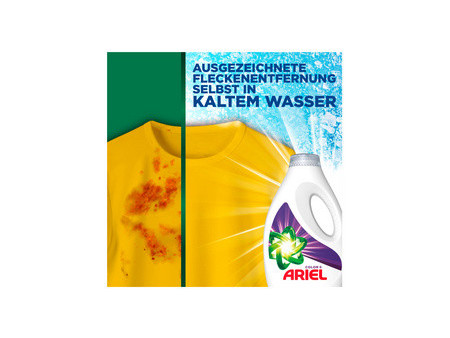 ARIEL Lessive liquide Color+, 1,125 litres - 25 lavages