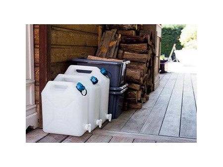 EDA Jerrican alimentaire Extra Fort, 5 litres, blanc