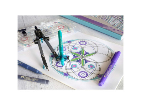FABER-CASTELL Stylo feutre BROADPEN 1554, bleu