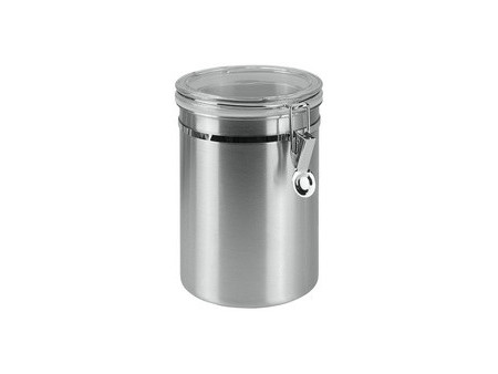 metaltex Boîte de conservation, 2,0 L, rond, inox, argent