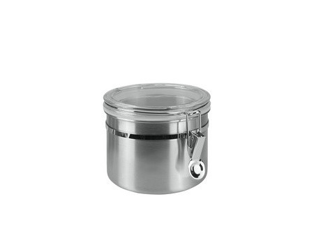 metaltex Boîte de conservation, 2,0 L, rond, inox, argent