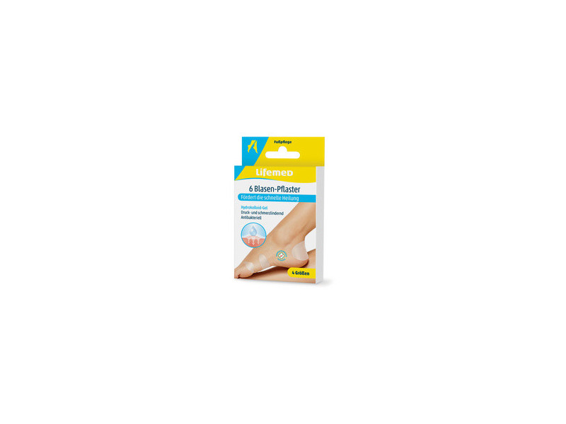 Lifemed Pansement pour ampoules, transparent, paquet de 6